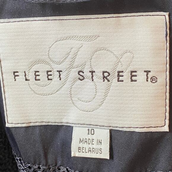 Fleet Street Full Length Trench Coat Black 10 - Picture 10 of 10